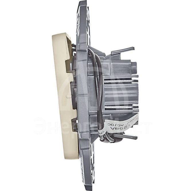 Переключатель 1-кл Inspiria 250В 10AX с подсветкой / индикацией сл. кость Leg 673661