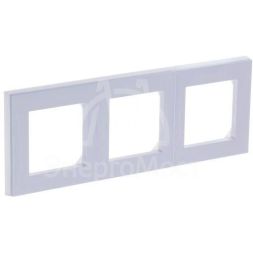 Рамка Levit 3п бел./ледяной ABB 2CHH015030A6001