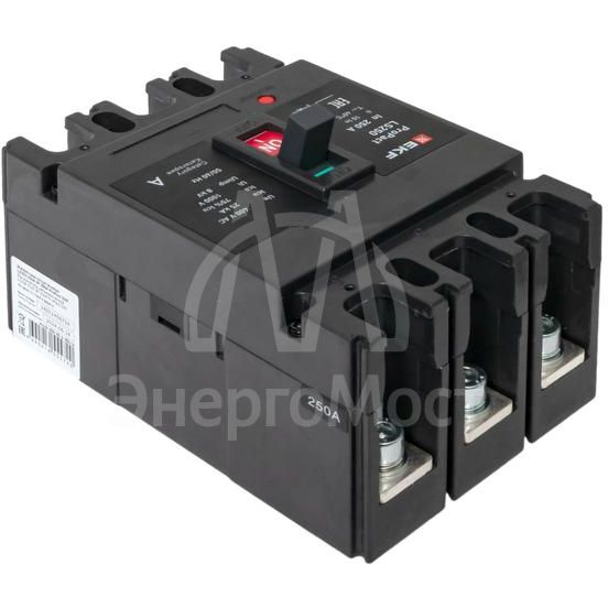 Выключатель автоматический LS250 25кА 3P 250А ProPact EKF mccb-250-25-3-250-ls