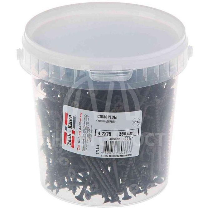 Саморез ШСГД 4.2х75 (уп.250шт) Tech-KREP 100177