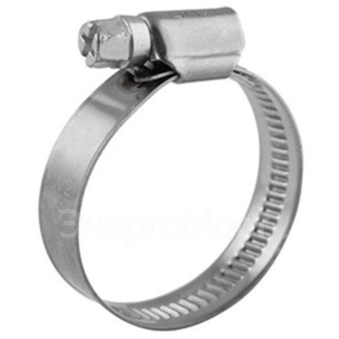 Хомут червячный 10-16/9-0.6мм нержавеющая сталь W2 (уп.50шт) Rexant 07-0710