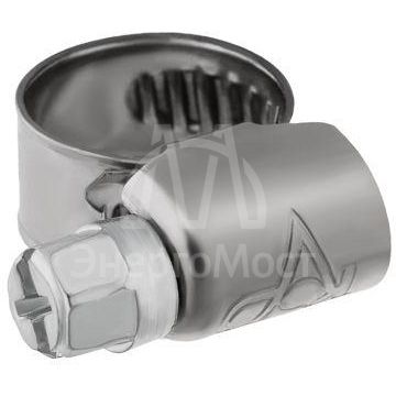 Хомут червячный 10-16/9-0.6мм нержавеющая сталь W2 (уп.50шт) Rexant 07-0710