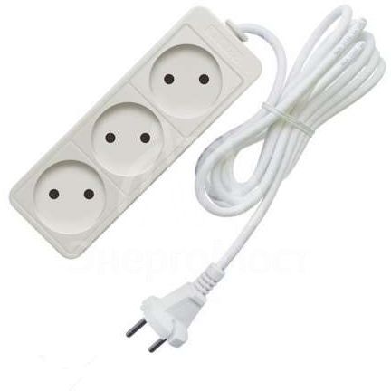 Удлинитель 3х3м без заземл. 10А IP20 2.2кВт Союз 481S-1303