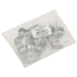 Скоба крепежная двухлапковая d12-13мм метал. (уп.10шт) PROxima EKF sm-2-12-13-r