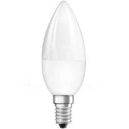 Лампа светодиодная LED STAR+ DIM с пультом B 25 4.5W/827 свеча 4.5Вт 2700К тепл. бел. E14 250лм 220-240В мат. пласт. OSRAM 4058075045736