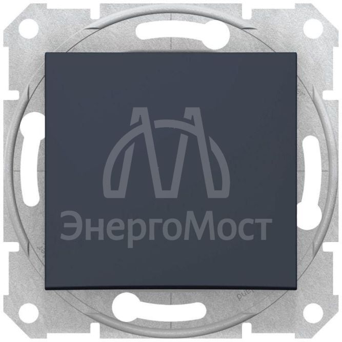 Механизм выключателя 1-кл. СП Sedna 10А IP20 (сх. 1) 250В графит SchE SDN0100170