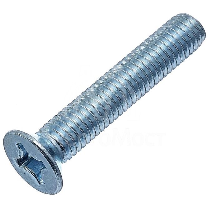 Винт М 5х30х30 DIN 965 потай цинк (уп.15шт) европодвес СТРОЙМЕТИЗ 309530115