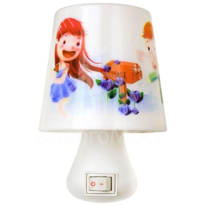 Светильник светодиодный NL-174 &amp;quot;Лампа&amp;quot; ночник с выкл. 220В Camelion 12530