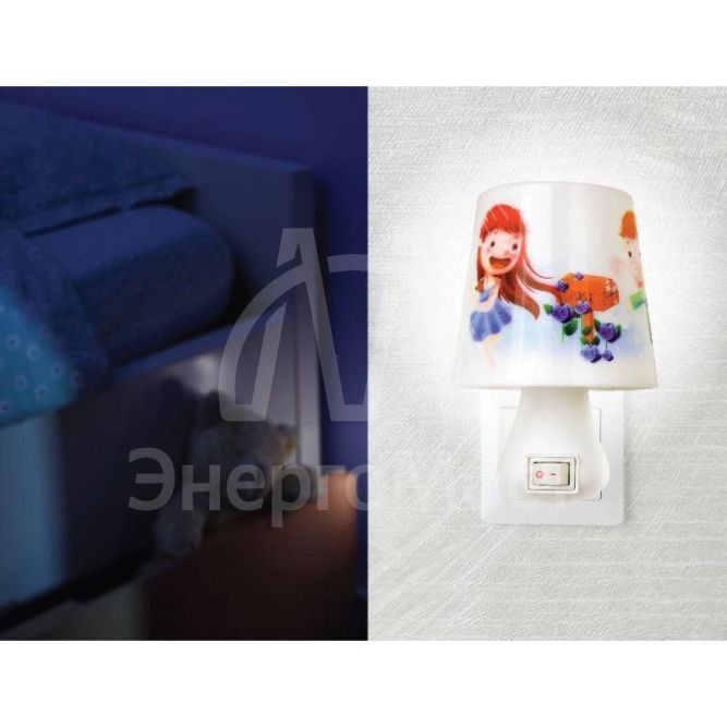 Светильник светодиодный NL-174 &amp;quot;Лампа&amp;quot; ночник с выкл. 220В Camelion 12530