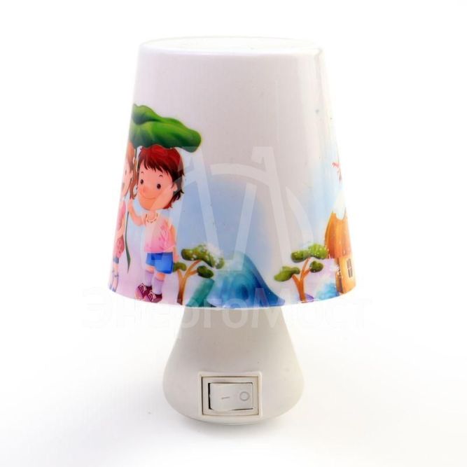 Светильник светодиодный NL-174 &amp;quot;Лампа&amp;quot; ночник с выкл. 220В Camelion 12530