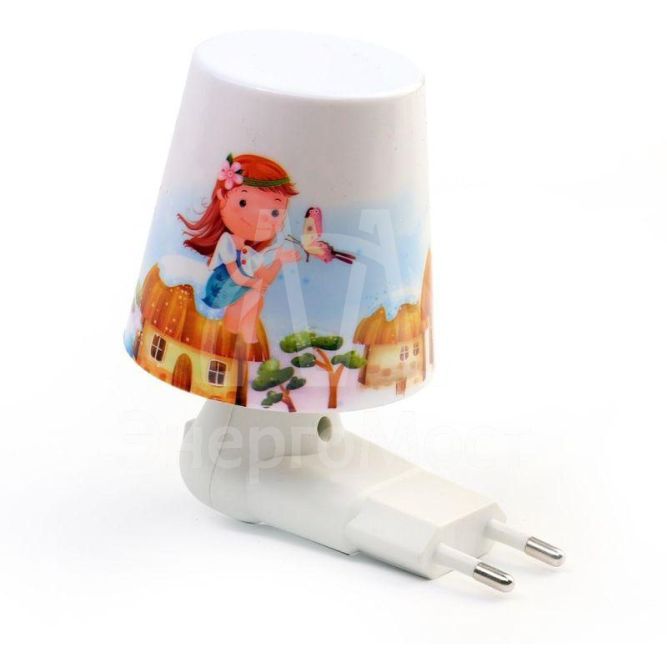 Светильник светодиодный NL-174 &amp;quot;Лампа&amp;quot; ночник с выкл. 220В Camelion 12530