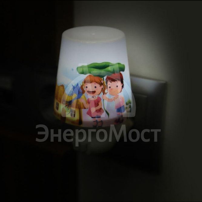 Светильник светодиодный NL-174 &amp;quot;Лампа&amp;quot; ночник с выкл. 220В Camelion 12530