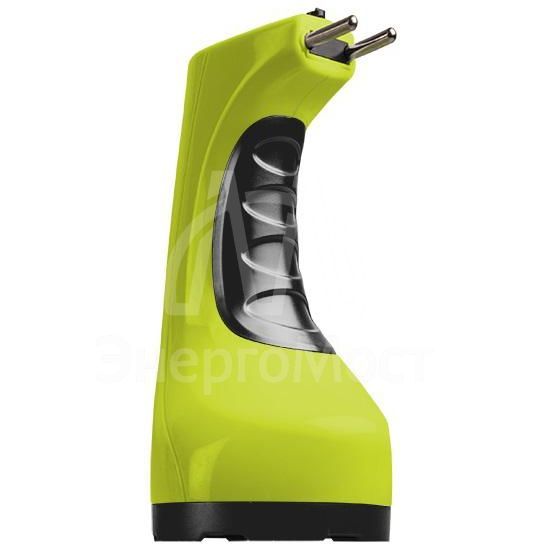 Фонарь ручной AccuF2-L3W-gn 3Вт SMD 125лм IP20 аккумулятор 900мА.ч 2 режима: яркий/эконом выдвижная вилка; индикатор зарядки; ремешок зел. ФАZА 2857118