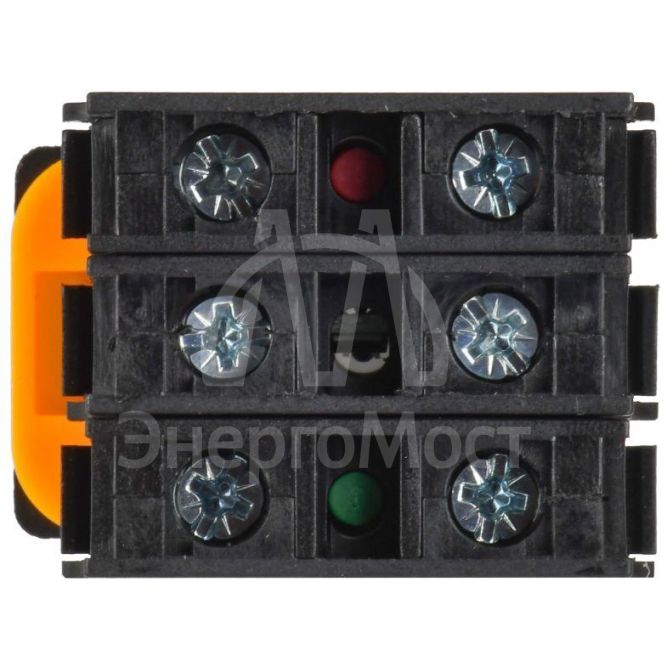 Кнопка d22мм 1НО+1НЗ MASTER с подсветкой бел. IEK MI-BT60-11D-3-12-K01