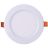 Светильник светодиодный ультратонкий встраив. PPL-R 6Вт 4000К IP40 WH d120мм круглый Jazzway 5008465A