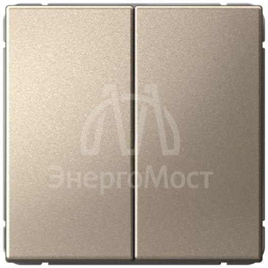 Переключатель 2-кл. ArtGallery (сх. 6/2) 10AX механизм шампань SE GAL000565