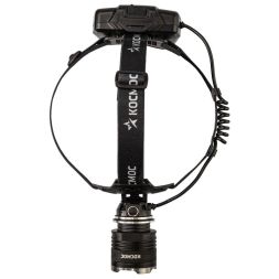 Фонарь налобный аккум. 10Вт P70 LED/Li-ion18650 3х1200мА.ч алюм. КОСМОС (KOC853Lit)