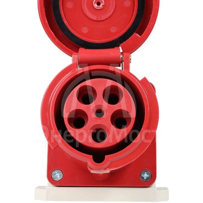 Розетка 135 63А 6h 380AC 3P+PE+N IP67 для монтажа на поверхность КЭАЗ 241221