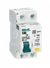 Выключатель автоматический дифференциального тока АВДТ 1Р+N 40А 30мА тип AC х-ка C ДИФ-103 4.5кА Sche 16056DEK