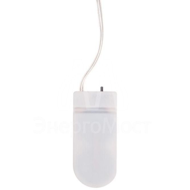 Гирлянда &amp;quot;Роса&amp;quot; 2м 20LED голуб. прозр. провод 2Вт 4.5В IP20 (батарейки CR2032 в компл.) NEON-NIGHT 303-003