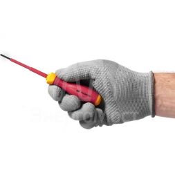 Отвертка диэлектрическая шлицевая SL2.5х75 K3 1000В ARMA2L 3 IEK A2L3-SC30-K3-SL-25-075