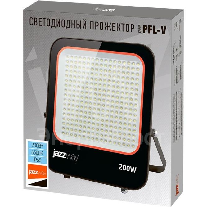 Прожектор светодиодный PFL-V 200Вт 6500К IP65 JazzWay 5039797