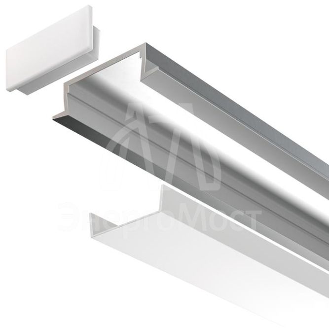 Профиль алюминиевый встраив. 22х6 Maytoni ALM004S-2M