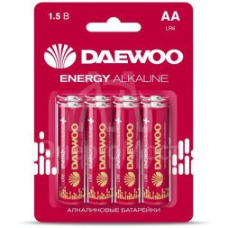 Элемент питания алкалиновый AA/LR6 1.5В Energy Alkaline 2021 BL-8 (уп.8шт) DAEWOO 5031081