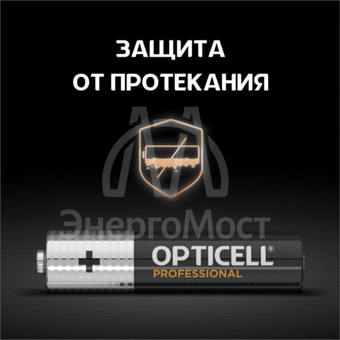 Элемент питания алкалиновый AAA/LR03 (блист. 4шт) Professional Opticell 5052002