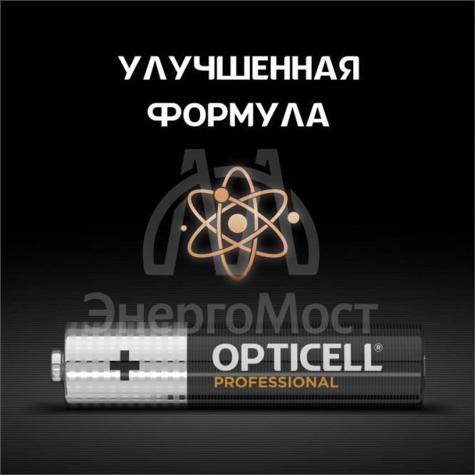Элемент питания алкалиновый AAA/LR03 (блист. 4шт) Professional Opticell 5052002