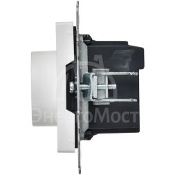 Термостат электронный BRITE СП ТС10-1-БрАБ с индикацией механизм арктич. бел. IEK BR-RT11-K91