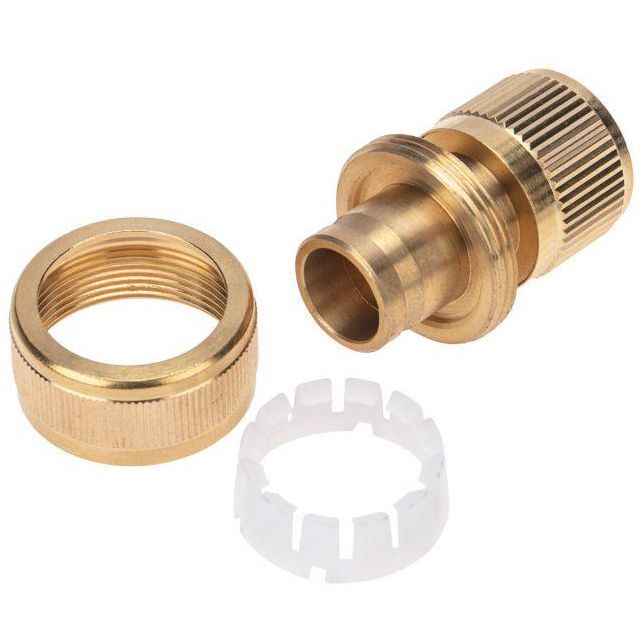 Коннектор латунный быстросъемный для шланга 3/4дюйма ЧЕТЫРЕ СЕЗОНА 62-0214
