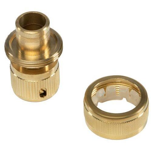 Коннектор латунный быстросъемный для шланга 3/4дюйма ЧЕТЫРЕ СЕЗОНА 62-0214