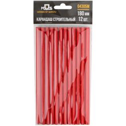 Карандаши строительные 180мм (уп.12шт) FIT 04305М