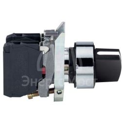 Переключатель 3-х поз. 2НО с возвр. SchE XB4BD53