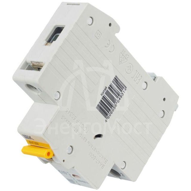 Выключатель автоматический модульный 1п C 10А 6кА ВА47-60M IEK MVA31-1-010-C