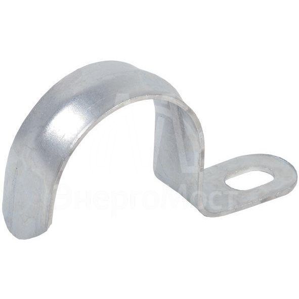 Скоба крепежная однолапковая d14-15мм метал. (уп.10 шт) IEK CMAT10-14-010