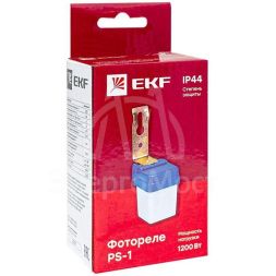 Фотореле PS-1 (ФР) 6А (1400Вт) IP44 EKF fr-ps-1-6