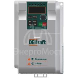 Преобразователь частоты DEKV060 1.5кВт 220В 1ф с торм. модулем SchE DEKV060G1R5S2B