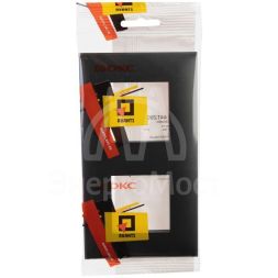 Рамка 2-м 4мод. Avanti &amp;quot;Черный матовый&amp;quot; DKC 4412904