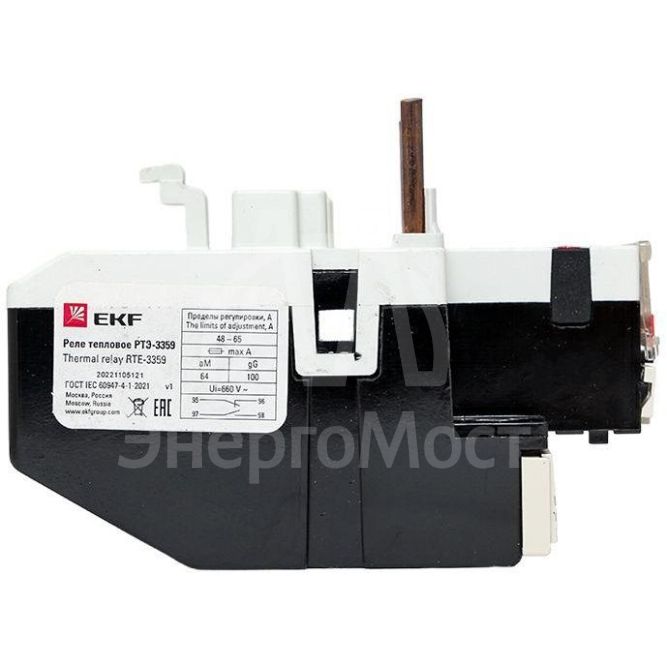 Реле тепл. РТЭ 3359 48-65А EKF rel-3359-48-65