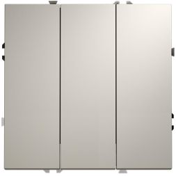 Выключатель 3-кл. СП S70 10А механизм кашемир Voltum VLS030103