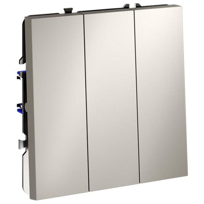 Выключатель 3-кл. СП S70 10А механизм кашемир Voltum VLS030103