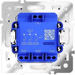 Выключатель 3-кл. СП S70 10А механизм кашемир Voltum VLS030103