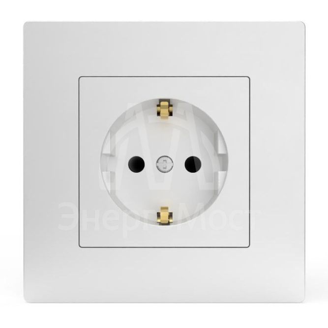 Розетка 1-м СП Pixel 16А IP20 с заземл. защ. шторки в сборе бел. TOKOV ELECTRIC TKE-PX-R1FZSF-C01