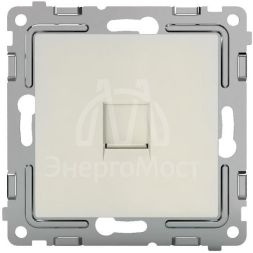 Розетка телефонная 1-м СП Pixel RJ11 механизм беж. TOKOV ELECTRIC TKE-PX-RT1-C02