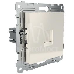 Розетка телефонная 1-м СП Pixel RJ11 механизм беж. TOKOV ELECTRIC TKE-PX-RT1-C02