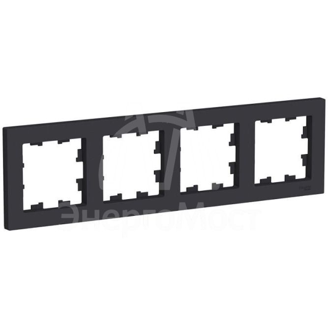 Рамка 4-м AtlasDesign универс. карбон SE ATN001004