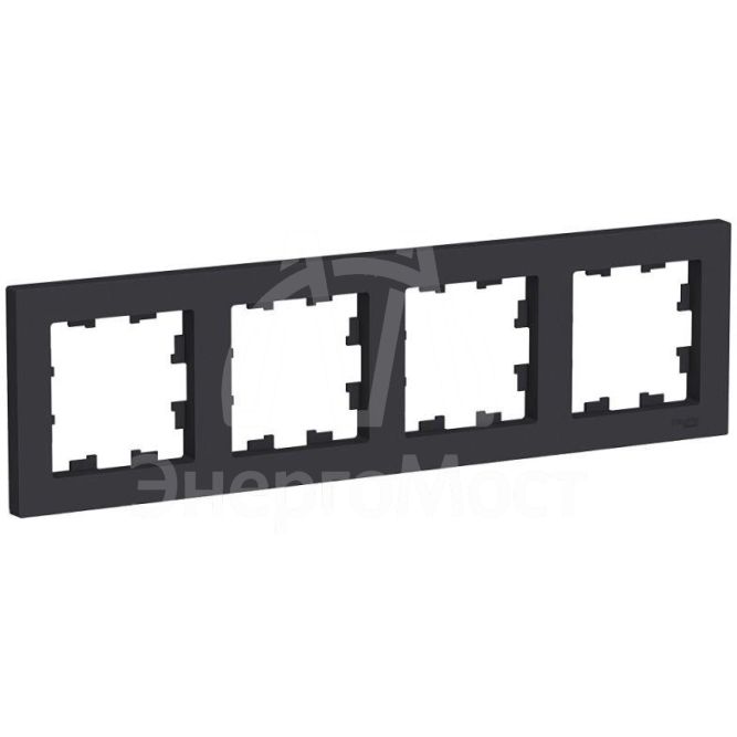 Рамка 4-м AtlasDesign универс. карбон SE ATN001004