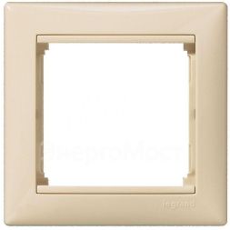 Рамка 1-м Valena горизонт. сл. кость (DIY-упак.) Leg 695631